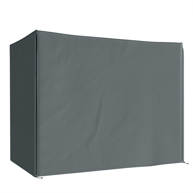 Three-Seater Waterproof Swing Chair Cover with Drawstring - Grey
