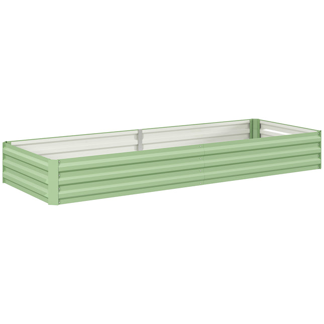 Metal Raised Garden Bed Planter Box Outdoor Planters for Growing Flowers, Herbs,