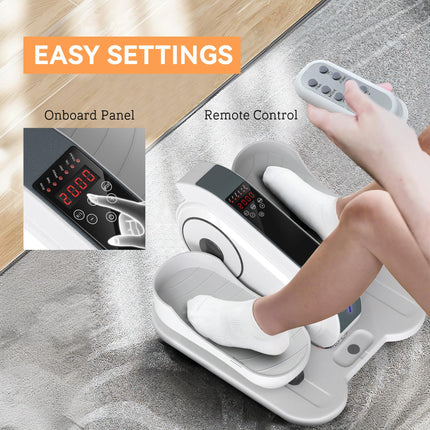 Under Desk Elliptical Machine, Seated Pedal Exerciser, Mini Electric Elliptical