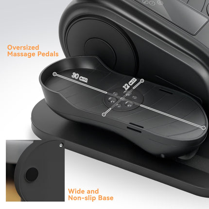 Under Desk Elliptical Machine, Seated Pedal Exerciser, Mini Electric Elliptical