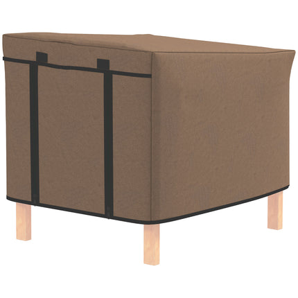 Waterproof Rabbit Hutch Cover for X-D2-0047 and Similar Models 43x52x37 cm - Brown