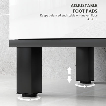 Modern Under-Sink Bathroom Cabinet with U Cut-Out 60x34x70cm - High Gloss White