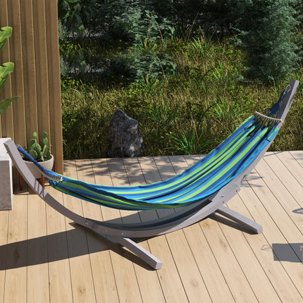 3.25m Universal Fit Wooden Hammock Stand Durable Solid Wood - Grey