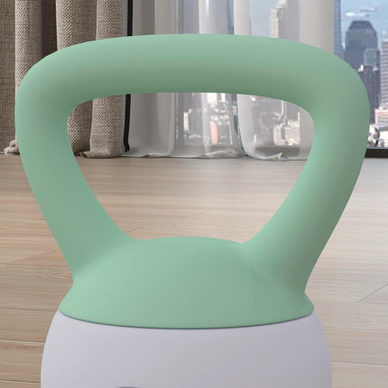 4kg/6kg/8kg/10kg Soft Kettlebell, Kettle Bell with Non-Slip Handle, for Home Gym
