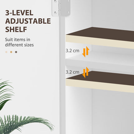 Bathroom Cabinet Wall Mounted, Bathroom Wall Cabinet Medicine Cabinet with 2 Doo