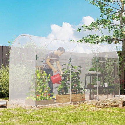 6 X 10m Heavy Duty (150um/6mil) Polypropylene Greenhouse Cover Replacement, UV R