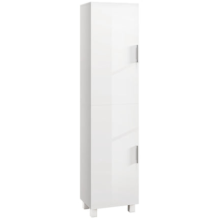 Tall Bathroom Cabinet, Freestanding Bathroom Cabinet with Adjustable Shelves and