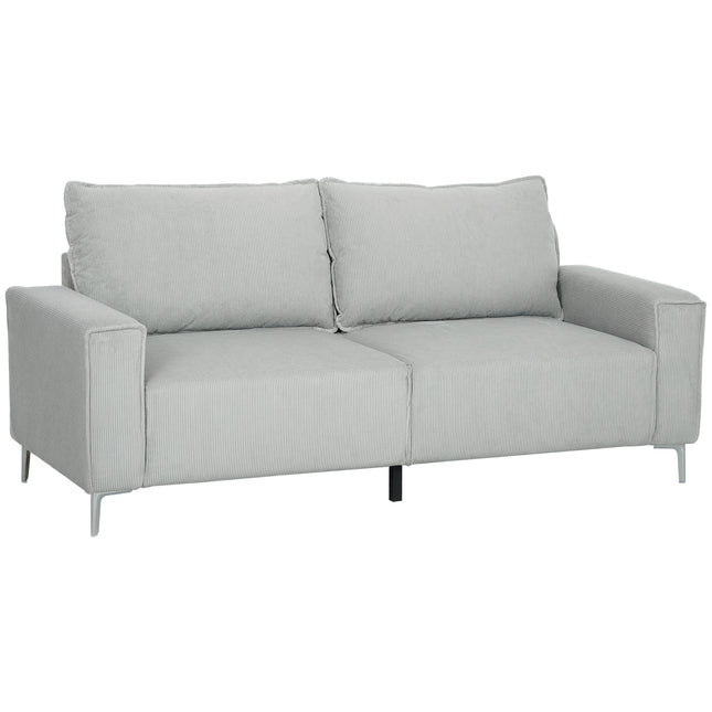 Three-Seater Corduroy - Light Grey