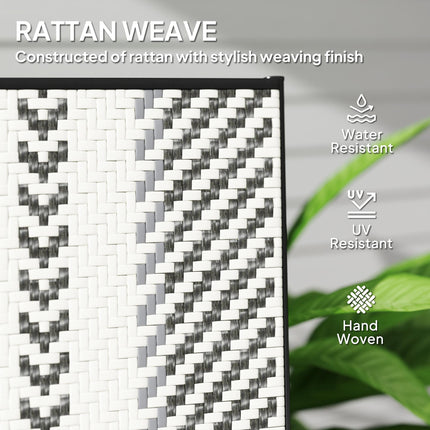 Rattan Reclining Garden Chairs - Grey