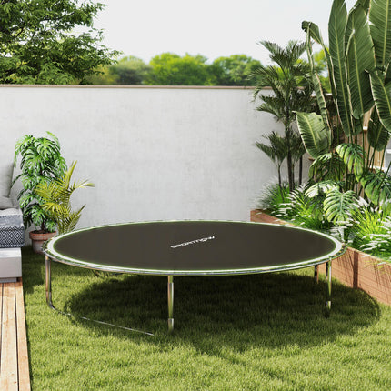 10ft Trampoline Replacement Mat with 54 V-Hooks and Spring Pull Tool for 14cm Springs - Green