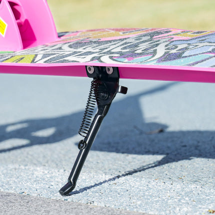 Foldable Kids Scooter with Adjustable Handlebar, 200mm Wheels, Rear Fender Brake for Ages 6-12 - Pink
