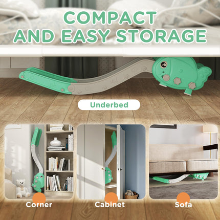 Kids Sofa Slide 130cm Extended Length for Sofa, Bed, Stairs - Green