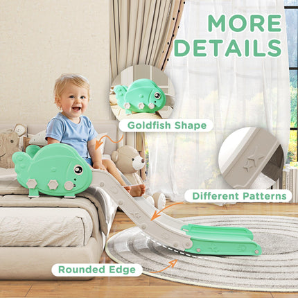 Kids Sofa Slide 130cm Extended Length for Sofa, Bed, Stairs - Green