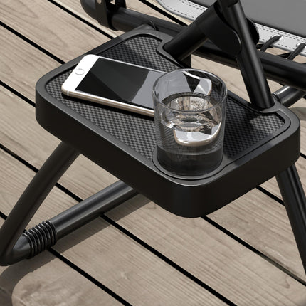 Zero Gravity Lounger Chair Set of 2, Folding Reclining Patio Chair with Padded S