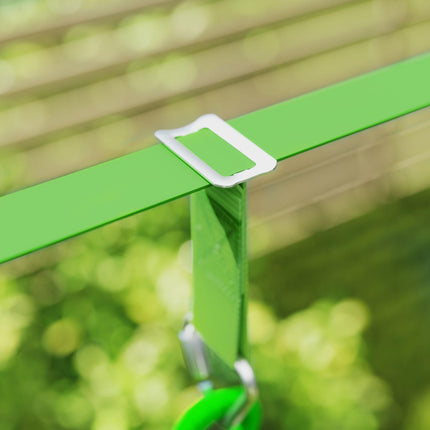 Obstacle course for Kids, with 10-Piece Slackline Kit with Monkey Bars, Gym Ring