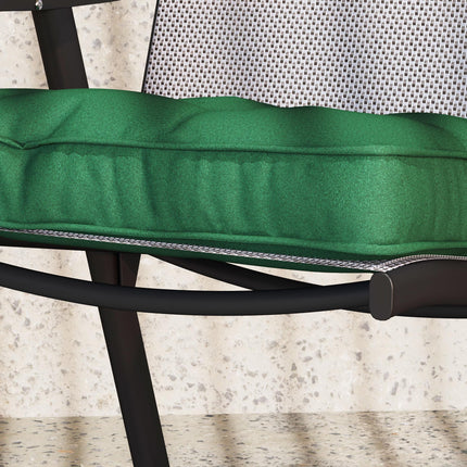 Set of 4 Outdoor Seat Cushions 42x42cm - Green