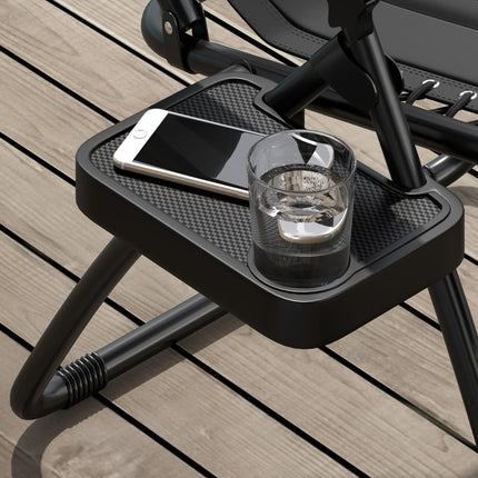 Zero Gravity Lounger Chair Set of 2, Folding Reclining Patio Chair with Padded L