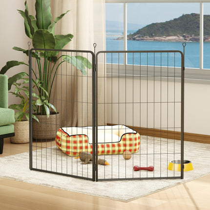 Two-Piece Dog Pen Expansion Pack for Large Dogs, 100cm Tall Animal Pen with Thre