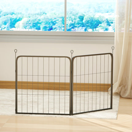 2 Piece Expansion Pack for 60cm High Dog Pen with 3 Connecting Stakes - Black