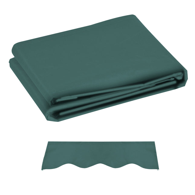 Awning Replacement Canopy Fabric 3 x 2.5 m UPF 50+ - Green