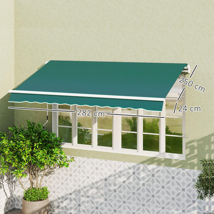 Awning Replacement Canopy Fabric 3 x 2.5 m UPF 50+ - Green