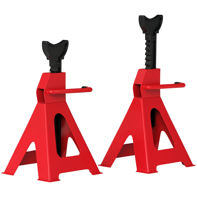 Axle Stands 6 Ton Car Jack Stands Pack of 2, 38.5-60 cm Height Adjustable Suppor