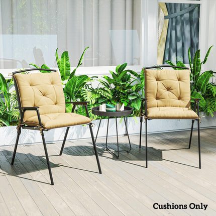 Set of Two Outdoor Seat Cushions - Khaki