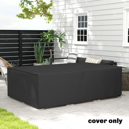 Waterproof Oxford Outdoor Furniture Cover 155x222cm - Black