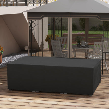 Waterproof Oxford Outdoor Furniture Cover 155x222cm - Black