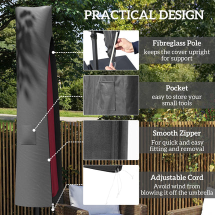 Parasol Umbrella Cover - Grey