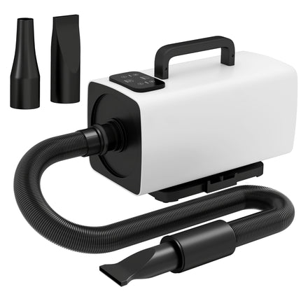 2200W Dog Hair Dryer with Auto Adjustable Temperature & Airflow, 3 Nozzles, Digi