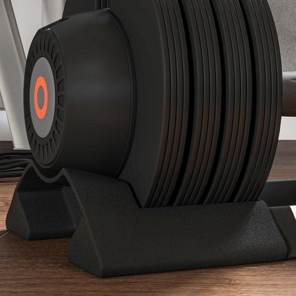 2 x 20KG Adjustable Dumbbells Set, 4-in-1 Weights Set with Storage Tray and Non-