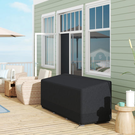 3 Seater Outdoor Sofa Cover Water & UV Resistant - Black
