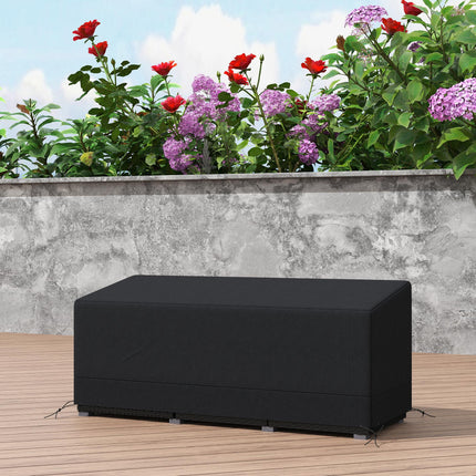 3 Seater Outdoor Sofa Cover Water & UV Resistant - Black