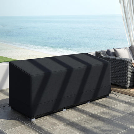 3 Seater Outdoor Sofa Cover Water & UV Resistant - Black