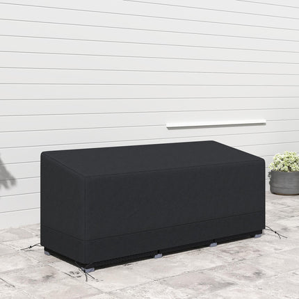 3 Seater Outdoor Sofa Cover Water & UV Resistant - Black