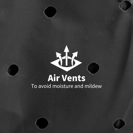 Large Waterproof Outdoor Furniture Cover 600D Oxford - Black