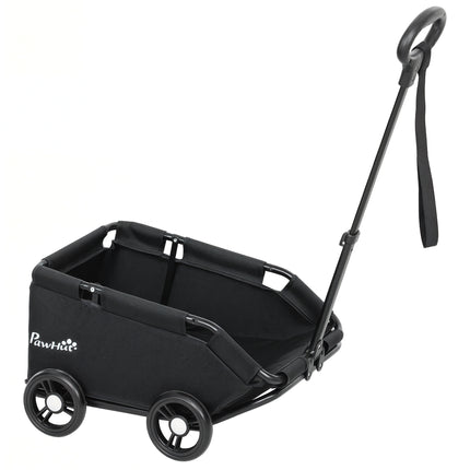 Pet Wagon Cart, Dog Stroller for Small Dogs and Cats with 4 Wheels, Safety Strap
