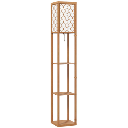 Three-Shelf Standing Lamp - Natural