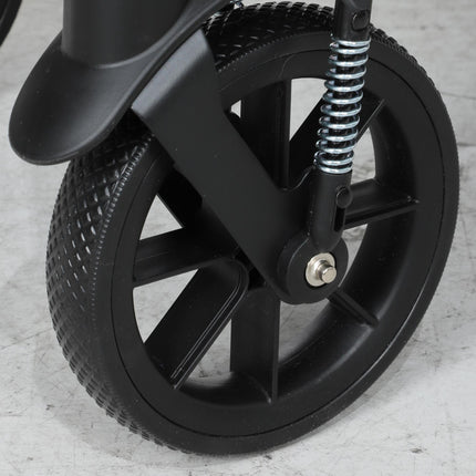 Foldable Pet Stroller for Large Dogs with Four Big Wheels, Shock-Absorbing Frame