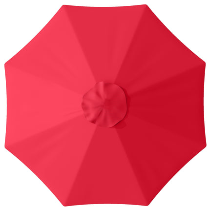 3 m Replacement Parasol Canopy with Top Vent, UPF 50+ Garden Parasol Replacement