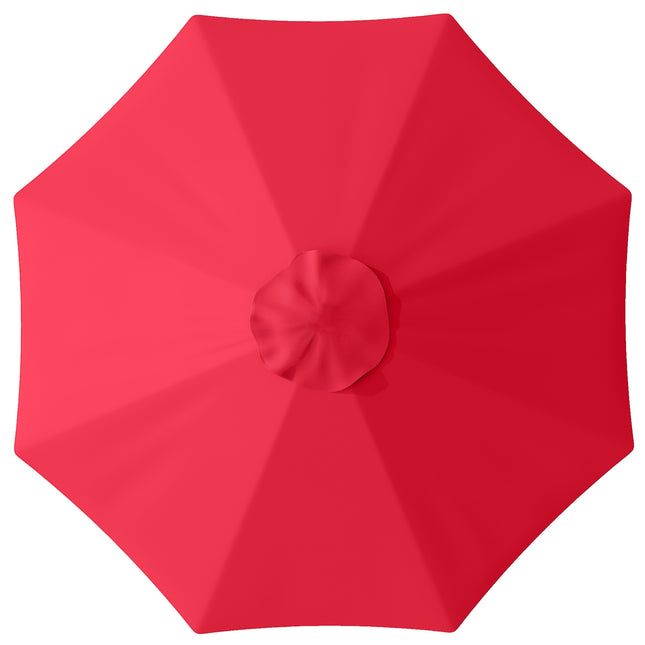 3 m Replacement Parasol Canopy with Top Vent, UPF 50+ Garden Parasol Replacement