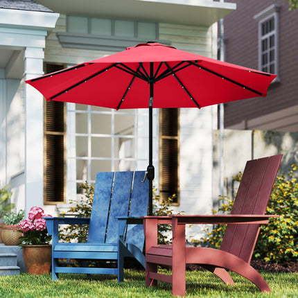 3 m Replacement Parasol Canopy with Top Vent, UPF 50+ Garden Parasol Replacement