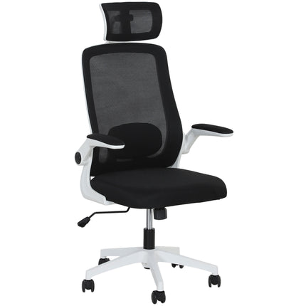 Multi-Adjust Ergonomic Office Chair with Headrest and Lumbar Support - Black