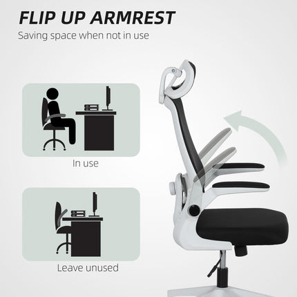 Multi-Adjust Ergonomic Office Chair with Headrest and Lumbar Support - Black