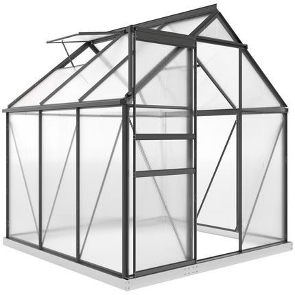 190 x 190cm Walk-In Polycarbonate Greenhouse