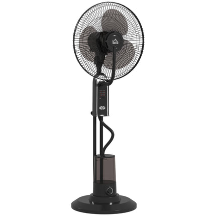 Pedestal Fan with Water Mist Spray, Spray Misting Fan with 70¬∞ Oscillation, Til