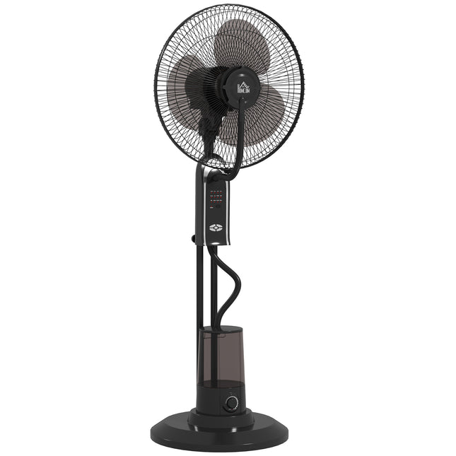 Pedestal Fan with Water Mist Spray, Spray Misting Fan with 70¬∞ Oscillation, Til