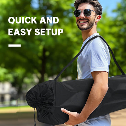 Double Oversized Heavy Duty Folding Camping Chair with Armrests, Cup Holders & Carry Bag, 250kg Capacity - Green