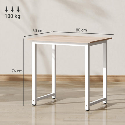 Computer Desk, Writing Table, 80 x 60 x 76cm Workstation for Home Office, Study
